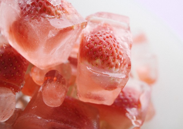 Разновидность щербета - замороженный фруктовый сок
